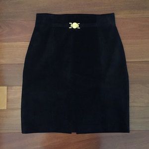 Vintage Danier suede/leather skirt
